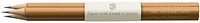 Faber-Castell, Graf von Lead pencil, Pencil series Cognac brown (Pack of 3)