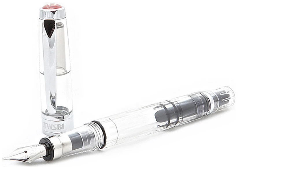 Stylo plume TWSBI, série Diamond 580 Translucide (Pointe stub)