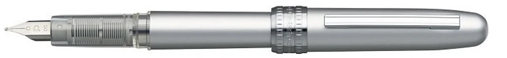 Platinum Fountain pen, Plaisir series Silver (Ice white)