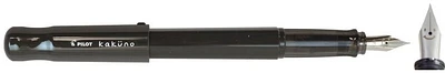 Pilot Fountain pen, Kakuno series Gray & Gray