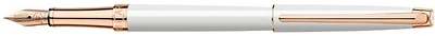 Stylo plume Caran d'Ache, série Léman Slim Blanc PGT