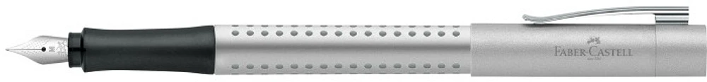 Stylo plume Faber-Castell, série Grip 2011 Chrome satiné