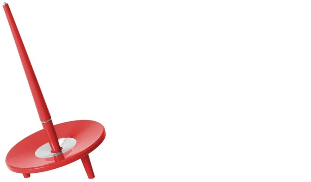 Stylo sur base Ballograf, série Deskset Rouge CT (sans chaîne)