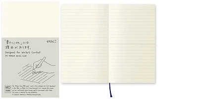 Carnet de notes (B6 Slim) Midori, série MD Paper Crème (Ligné, 105mm x 175mm)