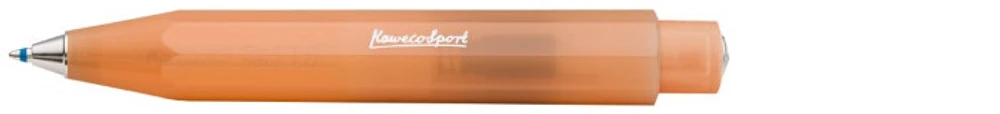 Stylo bille Kaweco, série Frosted Sport Orange translucide (Soft Mandarine)