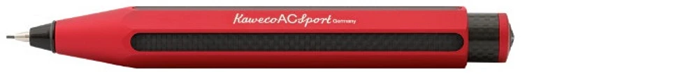 Kaweco Mechanical pencil, AC Sport series Red/Carbon 0.7mm