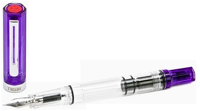 Stylo plume TWSBI, série Eco Mauve transparent 