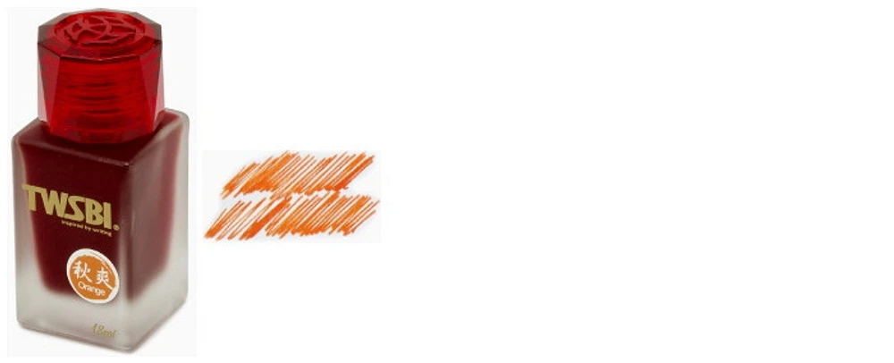 TWSBI Ink bottle, 1791 Inks 18ml series Orange ink