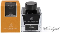 Bouteille d'encre Jacques Herbin, série Les encres Essentielles Noir Abyssal