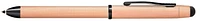 Stylo multifonction Cross, série Tech-3+ Or rose brossé BKT avec stylus