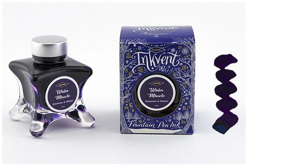 Diamine Ink bottle, Inkvent series Winter Miracle ink (50ml)