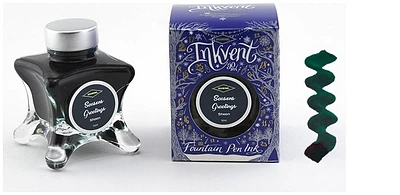 Bouteille d'encre Diamine, série Inkvent Encre Seasons Greetings (50ml)