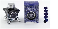 Bouteille d'encre Diamine, série Inkvent Encre Midnight Hour (50ml)