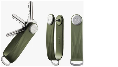 Organisateur de clé Orbitkey, série Active Vert (Hunter Green)