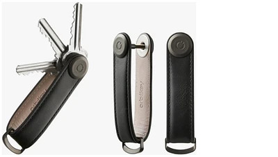 Organisateur de clé Orbitkey, série Leather Noir
