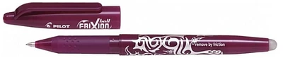 Pilot Gel Pen, Frixion ball series Burgundy ink