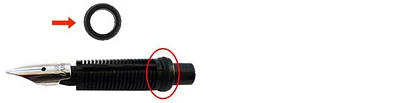 Lamy Replacement Parts, Parts - Pièces series Black (O-Ring 2000)