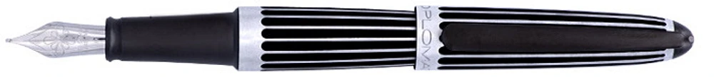 Stylo plume Diplomat, série Aero Noir (Stripes)