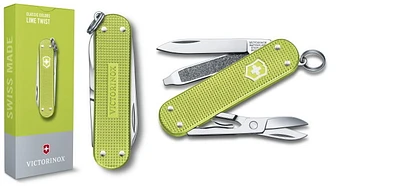 Couteau Victorinox, série Classic Colors Alox vert lime (Classic SD-Lime Twist)