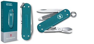 Victorinox Knife, Classic Colors series Teal Alox (Classic SD-Wild Jungle)
