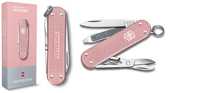 Couteau Victorinox, série Classic Colors Alox rose pâle (Classic SD-Cotton Candy)
