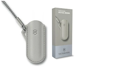 Étui Victorinox, série Classic Colors Gris (étui en cuir - Mystical Morning)