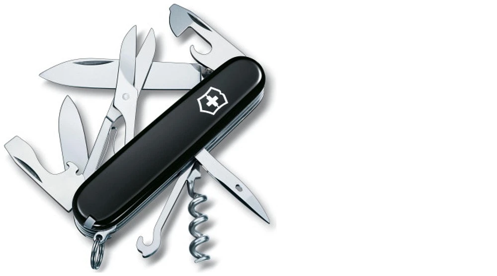 Couteau Victorinox, série Moyens couteaux de poche Noir (Climber)