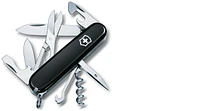 Couteau Victorinox, série Moyens couteaux de poche Noir (Climber)