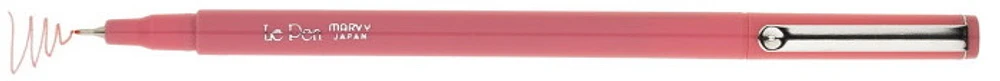 Marvy Felt pen, Le Pen Pastel series Pastel coral pink ink 