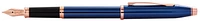 Cross Fountain pen, Century II series Cobalt blue PGT