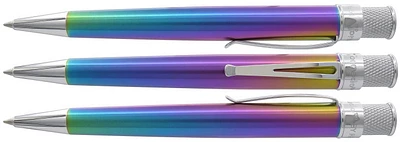 Stylo bille roulante rétractable Retro 51, série Tornado Chromatic Arc-en-ciel*