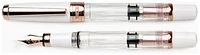Stylo plume TWSBI, série Diamond 580 Blanc Or rose II (Pointe stub)