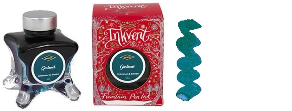 Diamine Ink bottle, Inkvent Red Edition series Garland ink (50ml)