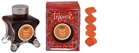 Bouteille d'encre Diamine, série Inkvent Red Edition Encre Peach Punch (50ml) 