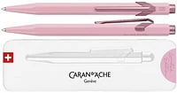 Stylo bille Caran d'Ache, série 849 Claim Your Style Ltd Edt IV Rose Quartz