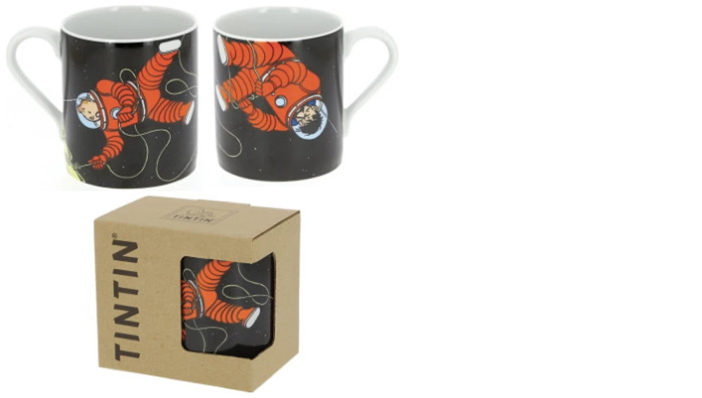 Tasse Tintin, série Vaisselle Tintin et Haddock Lune