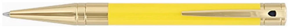 Stylo bille Dupont, S.T., série D-Initial Jaune GT (Vanilla)