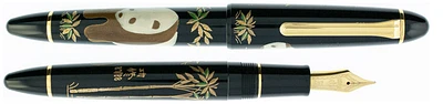 Stylo plume Sailor pen, série 1911 Maki-e  Endangered Mammals - Giant Panda