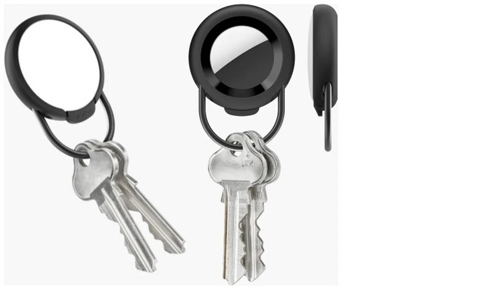 Orbitkey AirTag case, AirTag series Black TPU