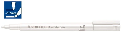 Marqueur Staedtler, série Pen Encre blanche