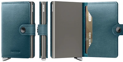 Secrid Card case, Premium Miniwallet series Teal (Dusk Teal)