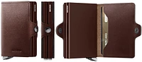 Secrid Card case, Premium Twinwallet series Dark brown (Dusk Dark Brown)