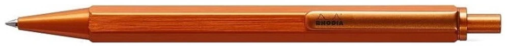 Stylo bille Rhodia, série scRipt Orange