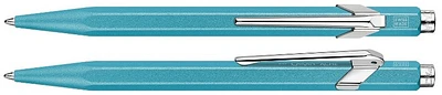 Stylo bille Caran d'Ache, série 849 Colormat-X Turquoise   