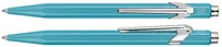 Stylo bille Caran d'Ache, série 849 Colormat-X Turquoise   