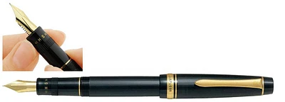 Stylo plume Pilot, série Justus 95 Stripe Noir GT