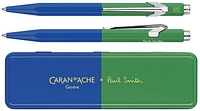 Stylo bille Caran d'Ache, série 849 Paul Smith 4e Édition Cobalt Blue / Emerald Green