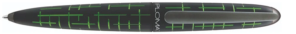 Stylo bille Diplomat, série Elox Matrix Noir/Vert