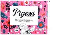 Papier à lettre/Enveloppe Pigeon, série Correspondance Fiesta (Paquet de 6)