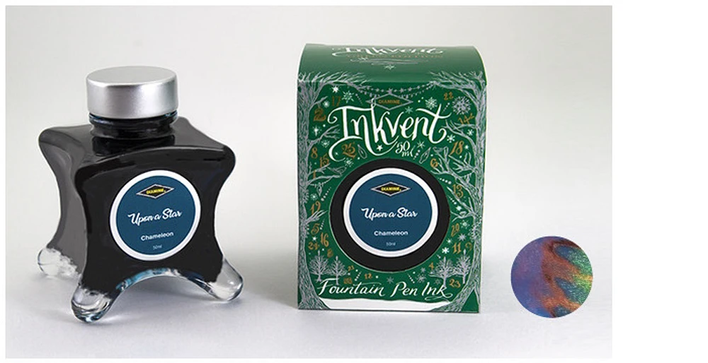 Diamine Ink bottle, Inkvent Green Edition series Upon a Star ink (50ml)